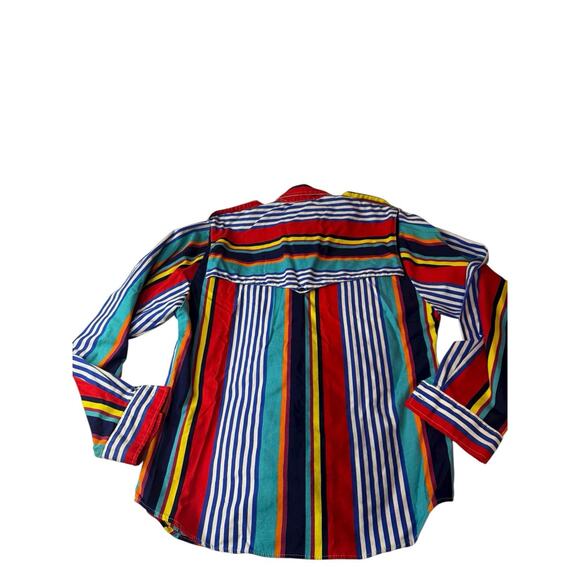 Vintage Sz 5/6 Small Roper Shirt Women’s Striped Western Cowgirl Rodeo 90s - Picture 5 of 8